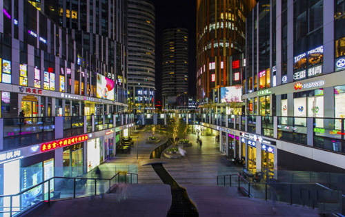 三里屯soho商业街